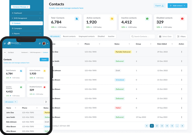 Manage your contacts